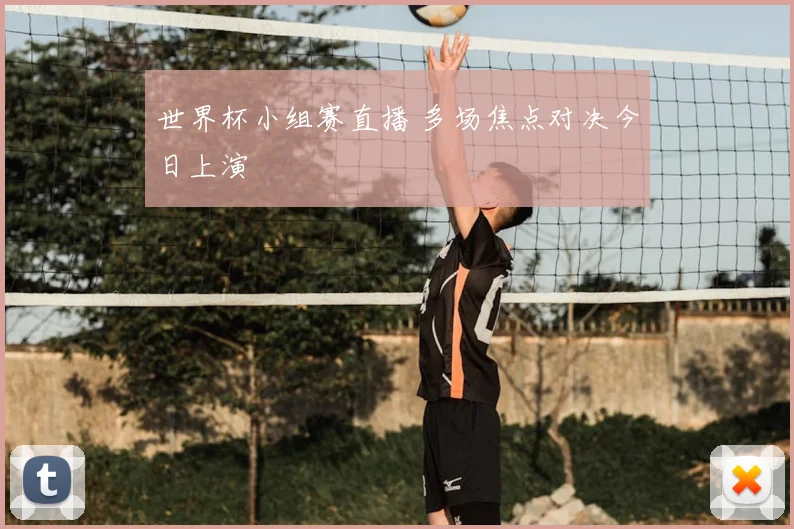 世界杯小组赛直播 多场焦点对决今日上演